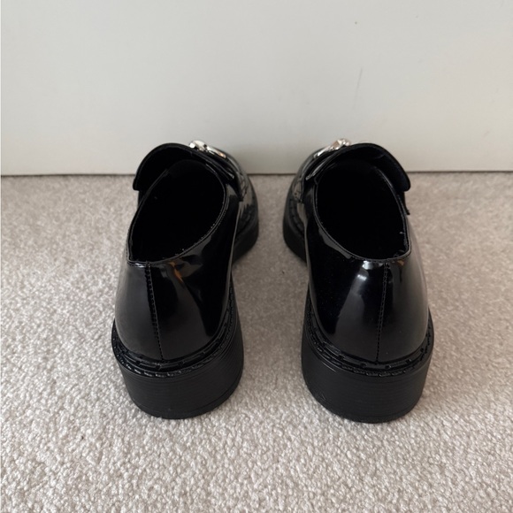 Semi-Patent Black Loafers - Picture 4 of 6
